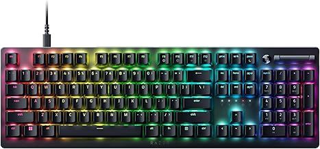 Razer DeathStalker V2 Pro (Red Switch) - Wireless Low-Profile Optical Gaming Keyboard (Linear Optical Switches, HyperSpeed Wireless, Bluetooth 5.0, Laser-Etched Keycaps) UK Layout | Black