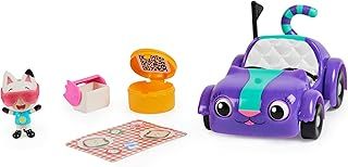 Gabby’s Dollhouse, Carlita Toy Car with Pandy Paws Collectible Figure and 2 Accessories, Kids’ Toys for Ages 3 and above