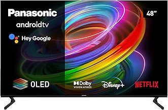 Panasonic TX-48MZ700B, 48 Inch 4K Ultra HD OLED Smart TV, High Dynamic Range (HDR), Dolby Atmos & Dolby Vision, Android TV, Google Assistant, Chromecast, 2 Feet Pedestal, Black