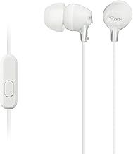 Sony MDR-EX15AP Earphones with Smartphone Mic and Control - White
