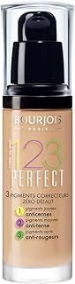 Bourjois 123 Perfect Medium Coverage Liquid Foundation 53 Light Beige, 30ml, 363532