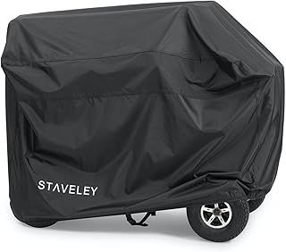 XL Mobility Scooter Cover | Waterproof and Heavy Duty for Outdoor Storage of Scooters Black 190cm x 117cm x 72cm