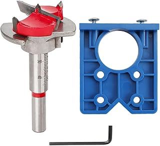 Hinge Jig Drill Guide Set,35mm Concealed Hinge Hole Drilling Jig Forstner Bits Set Hinge Hole Cutter for Door Kitchen Cupboard Cabinet Hinge