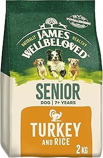 James Wellbeloved Complete Dry Senior Dog Food Turkey and Rice, 2 kg