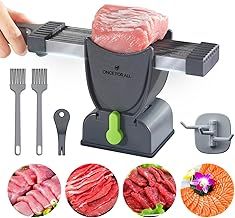 ONCE FOR ALL Meat Slicer Cleaver Kitchen Knife For Meat Slicing Shredding, Manual Fresh Meat Cutter Food Slicer For Beef Pork Mutton For Home Cooking BBQ Hot Pot