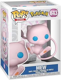 Funko POP! Games: Pokemon - Mew - Collectable Vinyl Figure - Gift Idea - Official Merchandise - Toys for Kids & Adults - Video Games Fans - Model Figure for Collectors and Display