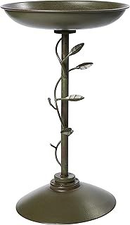 Peckish 60051230 Secret Garden Bird Bath, Green, 10 x 40 x 60 cm