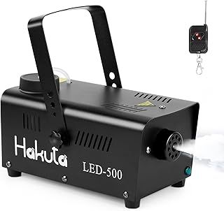 Fog Machine, HAKUTA Smoke Machine with Wireless Remote & Automatic Spray Function, Great for Halloween, Christmas, Wedding, Parties, DJ Performance & Stage Show