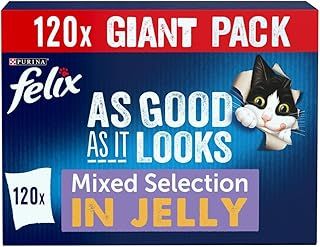 Felix As Good As It Looks Meat And Fish Cat Food 120X100g