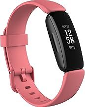Fitbit Inspire 2 Health & Fitness Tracker with 1-Year Fitbit Premium Included, 24/7 Heart Rate & up to 10 Days Battery, Desert Rose