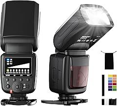 PHOTOOLEX Flash Speedlite for Canon Nikon Sony Panasonic Olympus Fujifilm Pentax and Other DSLR Cameras and Digital Cameras Speedlight with Standard Hot Shoe for Studio Photography Photoshoot