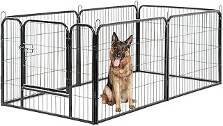 UNDERDOG Extra Heavy Duty Puppy Play Pen 6 x Panel Playpen Indoor/Outdoor Dog Puppy Whelping Pen Pens (MEDIUM,)