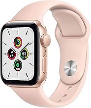 Apple Watch SE 2020 (GPS, 40MM) Gold Aluminium Case with Pink Sand Sport Band (Renewed)
