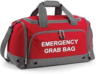 FireShield Emergency Grab Bag Home Evacuation & Car Safety Kit - Holdall Bag