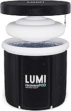 Lumi Therapy Ice Bath Pod | 320 Litre Cold Water Plunge | 3X Thermal Insulated Layers | UFO Insulated Lid | All Weather Cover | Portable Outdoor Ice Bath Pod | The Original Ice Bath in The UK