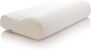 TEMPUR Original Ergonomic Pillow, Size 61 x 31 x 11.5 or 8.5 cm, Ergonomic Memory Foam Neck Support Pillow For Medium or Large Frames, For Side and Back Sleepers with Washable Cover, Large