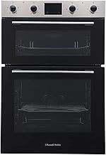 Russell Hobbs 89cm High, 60cm Wide, Stainless Steel , 110L, Built-In, Electric Fan Double Oven, RH89DEO2002SS - Free 2 Year Guarantee