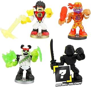 Legends of Akedo Powerstorm Warrior Collector Pack 4 Mini Battling Warriors including 1 Ultra Rare Warrior and 1 Mystery Warrior