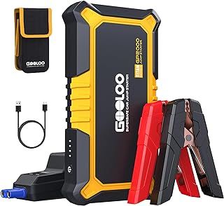New GP2000 Jump Starter 2000A Car Starter Battery Pack (Up to 8.0L Gas, 6.0L Diesel Engine),12V Car Battery Charger Jumper Starter, Portable Lithium Jump Box with USB Quick Charge