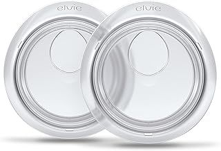 Elvie Catch Milk Collection Shells (2X) - Reusable Leak-Protection Silicone Cups | Breast Shells No More Wasted Milk or wasteful Breast Pads