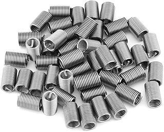 Thread Repair Insert, 50 PCS SS304 Stainless steel Coiled Wire Helicoil Thread Repair Insert Assortment Kit M6 x 1.0 x 3D Length