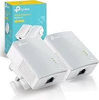 TP-Link TL-PA4010KIT Nano AV600 Powerline Adapter Starter Kit, Up to 300 m range, No Configuration Required, UK Plug White