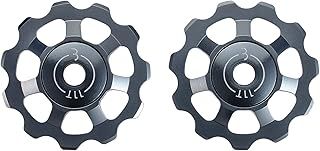 BBB Cycling 11-T 7075 Aluminium Derailleur Jockey Wheels I Shimano SRAM and Campagnolo Compatible Pulleys I 9- 10- and 11-Speed I AluBoys BDP-21, Grey
