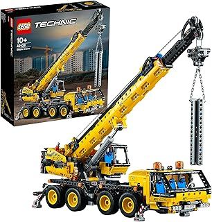LEGO 42108 Technic Mobile Crane Truck Toy, Construction Vehicles Building Set