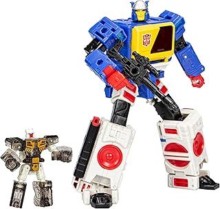Transformers Legacy Evolution Voyager Twincast and Autobot Rewind 17.5 cm Action Figures