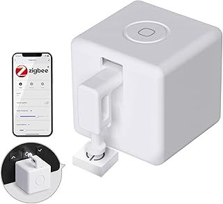 MOES ZigBee Fingerbot Plus, Switch Button Pusher, Upgrade with Touch Control, Compatible with Smart Life App, Alexa, Google Home, Timer Control, IFTTT - Requires MOES ZigBee Hub