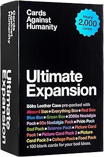 Cards Against Humanity: Ultimate Expansion • Nearly 2,000 cards pre-packed in our fancy Bōks storage case