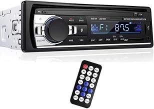 Digital Car Stereo - Single-Din Car Stereo Bluetooth In Dash with Remote Control - Receivers USB/SD/Audio - MP3 Player/FM Radio by Kidcia
