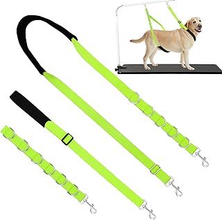 ASOCEA Dog Grooming Belly Strap Adjustable Grooming Restraint Noose Loop Pet Neck Haunch Holder Dog Grooming Extension Grooming Table Arm Accessories for Small & Medium Dog