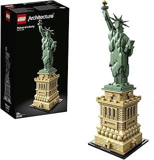 LEGO Architecture Statue of Liberty Model Kit for Adults to Build, Collectable New York Souvenir Building Set, Gift Idea for Women, Men, Her or Him, Home Decor, Creative Activity 21042