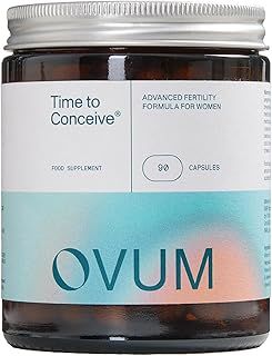 Time to Conceive® Fertility Supplement with MicroActive® CoQ10 and Methylfolate | Most Scientifically Advanced Supplement for Fertility | 30 Day Supply | Made in The UK