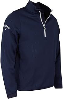 Callaway Men's Long Sleeve Hexagon Fleece Base Layer Sweater