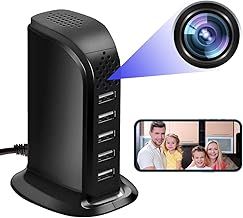 KAGMY Hidden Spy Camera, Upgraded HD 1080P WiFi USB Charger Spy Camera 5 Port Plug Wireless Mini Hidden Camera Spy Camera for Home Surveillance with Motion Detection Remote View