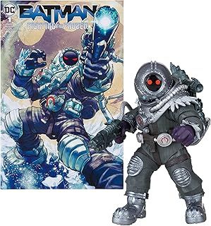 McFarlane Toys, DC Multiverse Page Punchers Mr.Freeze 7inch Action Figure, Collectable DC Comic Posed Statue with Batman Comic Book - Ages 12+