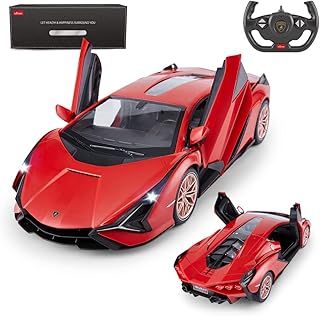 RASTAR RC Car Lamborghini Sián FKP 37 1/14 Remote Control Car, Lamborghini Toy Rc Car for Kids Boys6-12 - RED, Gifts for Kids Boys