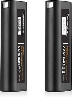 Powerextra 2 Pack Paslode BatteryIM350 Ni-MH Battery 6V 3600mAh,Compatible with Paslode Nailers 404717 B20544E 404400 900400 901000 B20720 BCPAS-404717 IM250 IM200 IM65 IM50 IM350A IM350CT PS604N