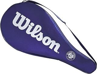 Wilson Roland Garros Tennis Racket Cover, For one adult racket, Polyester, Blue (WR8402701001)