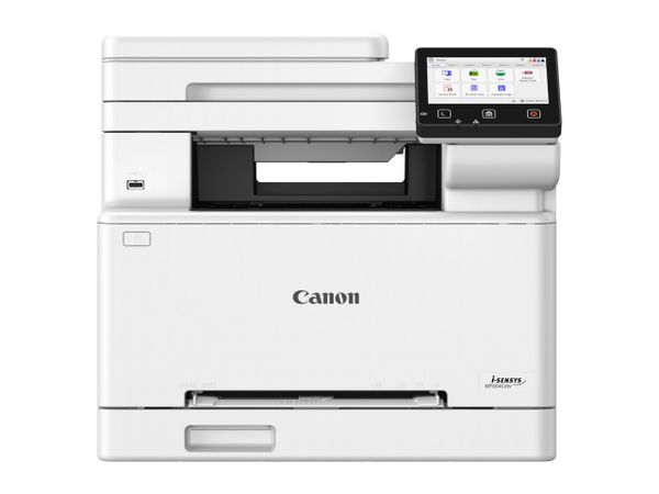 Canon i-SENSYS MF664Cdw​ Wireless Colour Multifunction Laser Printer - A4, Print, Copy, Scan - 21 ppm print speed, LCD Touch Screen - Wi-Fi Connectivity, Scan to Cloud - Office Printer