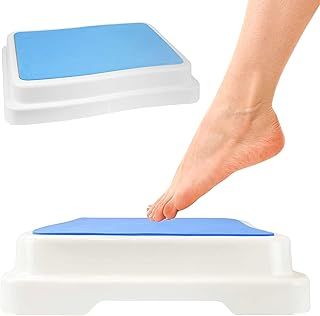 ADEPTNA Sturdy Bathroom Anti Slip Bath Step- Elderly Shower Stepping Disability Mobility Aid Door Walking Stool-Size 49.5cm X 40cm X 10cm