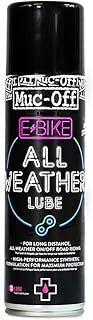Muc-Off E-Bike All-Weather Chain Lube, 250 Millilitres - Premium Electric Bike Chain Lubricant Spray - Formulated For All Weather Conditions