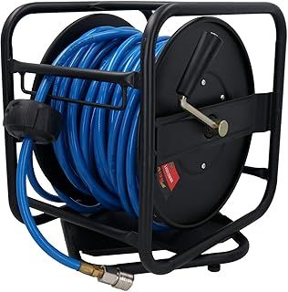 AB Tools Retractable Air Hose Reel Compressor Air Line 8mm Bore 30 metres 100 feet Long.