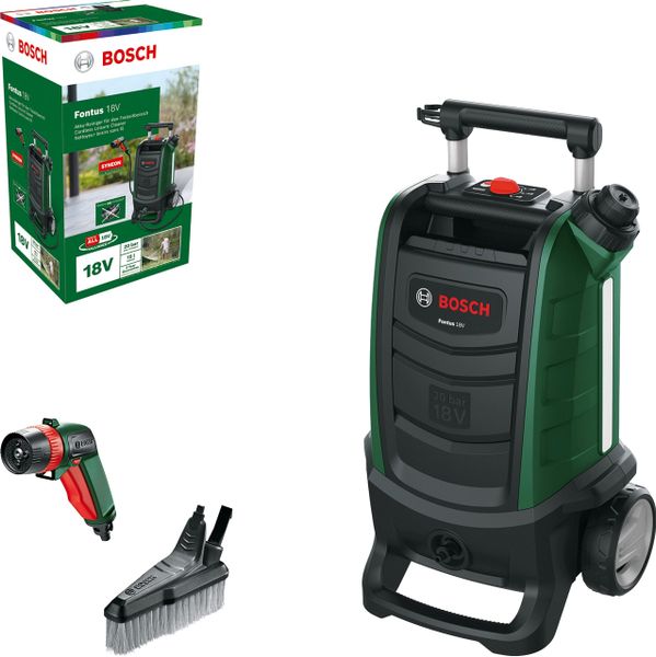 Bosch Cordless Outdoor Pressure Washer Fontus 18V Excl. Battery/Charger
