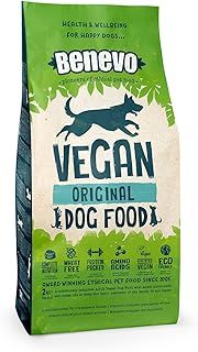 Complete Dry Dog Food Vegan (2kg) Hypoallergenic, Wheat Free & Non GM, For Large & Small Breeds, With Essential Fatty Acids, Taurine, And L-carnitine, Approved By PETA & Vegan Society UK