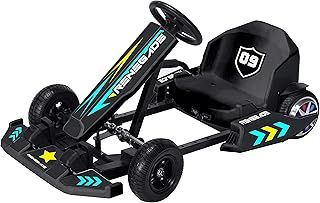 Renegade Edge 36V Electric Ride On Go Kart with Lithium-ion Battery (Black) | OutdoorToys | LED Lights In Rear Wheels, Heavy Duty Frame, Adjustable Riding Positions