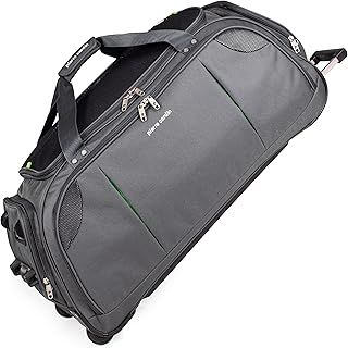 Pierre Cardin Lightweight Roller Holdall with Wheels - Durable Large Duffle Bag on Wheels, Travel Holdall, Gym, Tool, Ice Skate and Cricket Bag | Wheeled Duffel Bag CL769 (Large Grey 30")