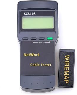 SC8108 Network Cable Tester CAT5 CAT6 RJ45 LAN Phone Cable Wire Testing Tool with Wiremap Adapter